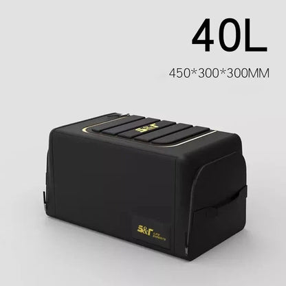 Premium Large Capacity Folding Car Trunk Organizer - Durable, Customizable, and Convenient Storage Solution for Your Vehicle