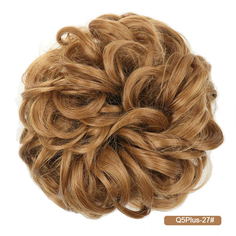 Messy Chignon Donut Hair Bun Pad - Effortless Elegance Hair Accessory for Stylish Buns