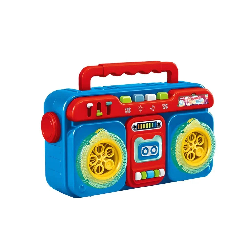 Automatic Electric Bubble Blaster Machine with Colorful Lights and Captivating Sound Effects for Indoor and Outdoor Fun