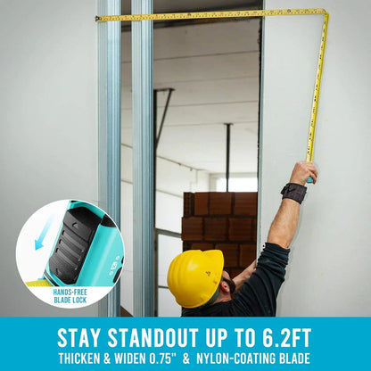 40M 2-in-1 Digital Laser Tape Measure and Rangefinder - Precision Measurement Tool for Home, Construction, and DIY Projects