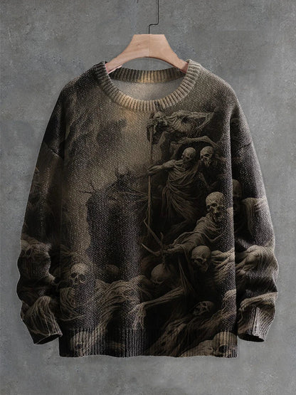 Ghostly Halloween sweater with playful ghost design, available in a variety of colors and sizes