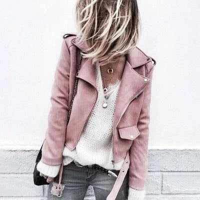 Premium suede button-down jacket with a slim, tailored fit and a classic British-inspired design