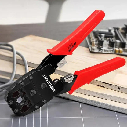 Professional Network Cable Stripping Crimping Pliers with RJ45 Cable Tester