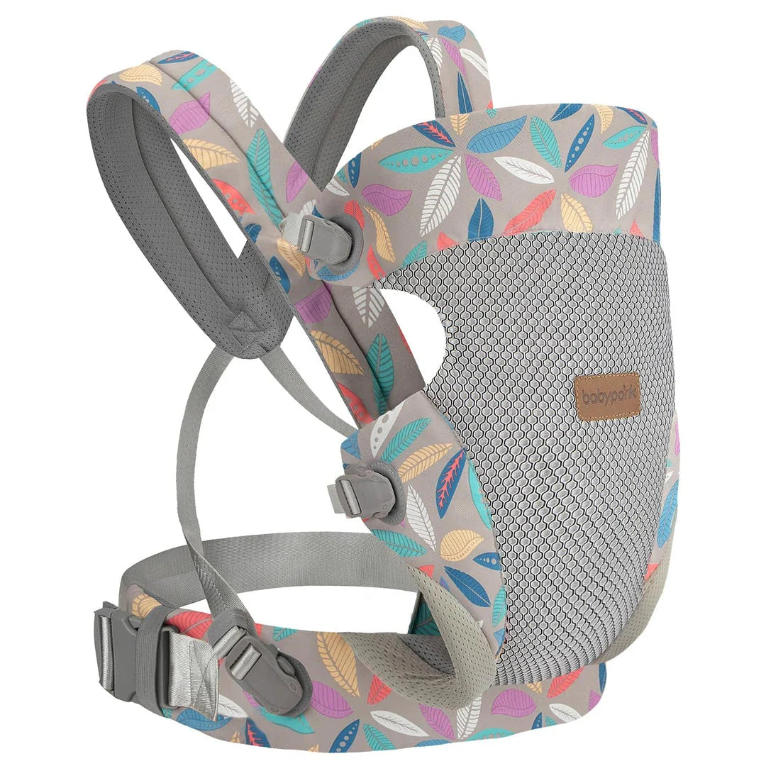 Premium Newborn Baby Carrier with Ergonomic Support, Versatile 3-in-1 Design, and Breathable Cotton Fabric