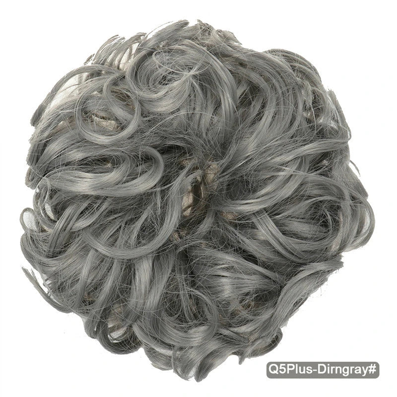 Messy Chignon Donut Hair Bun Pad - Effortless Elegance Hair Accessory for Stylish Buns