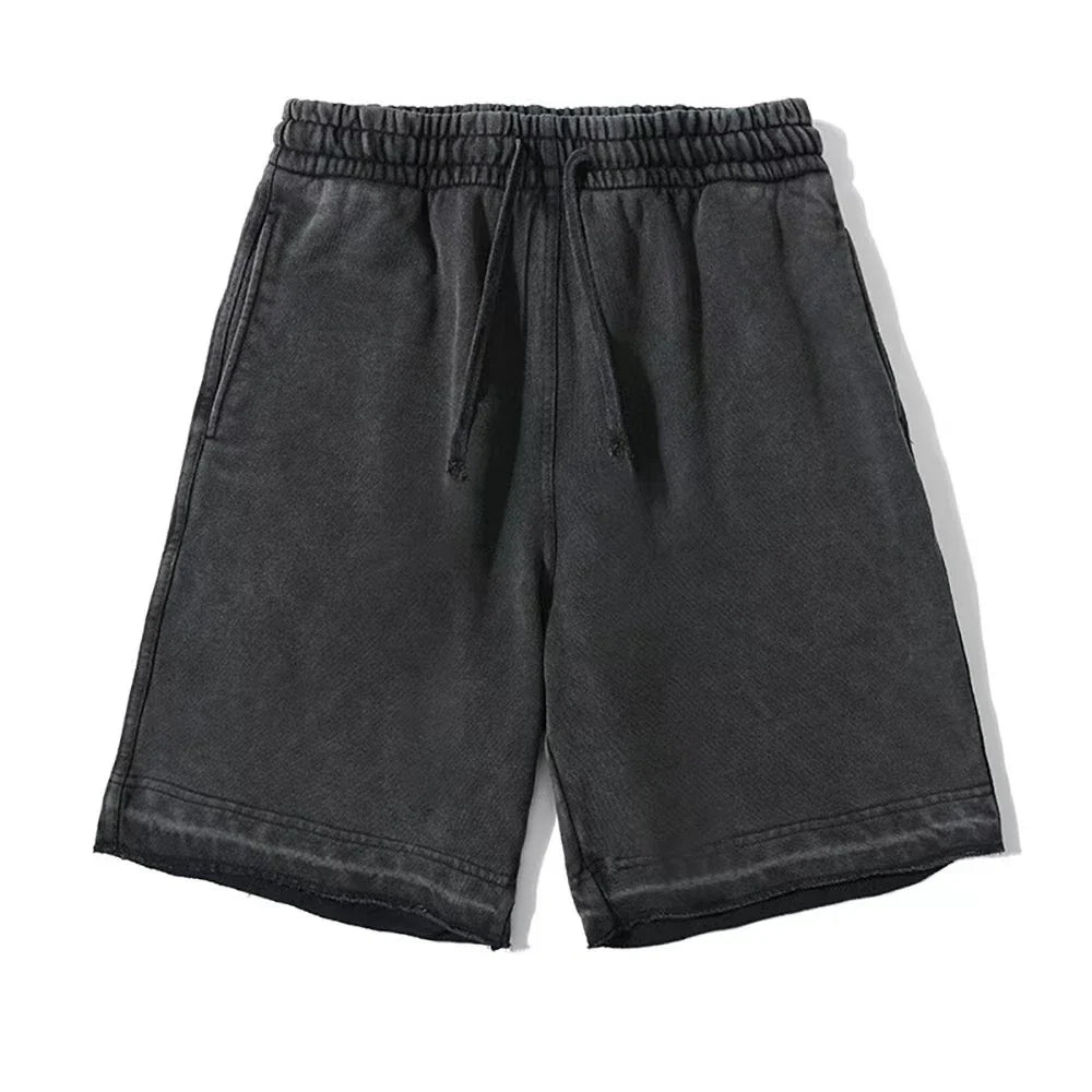 Premium cotton casual shorts for men in a relaxed, retro-inspired style