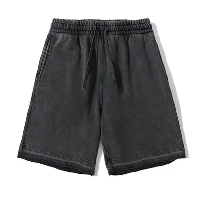 Premium cotton casual shorts for men in a relaxed, retro-inspired style