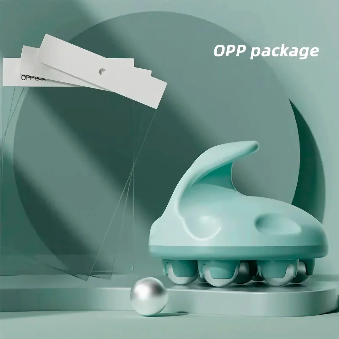 Full-Body Relaxation Massage Roller in Blue Color for Slimming, Muscle Relief, and Relaxation