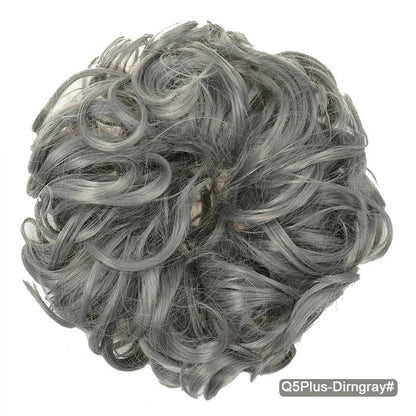 Messy Chignon Donut Hair Bun Pad - Effortless Elegance Hair Accessory for Stylish Buns