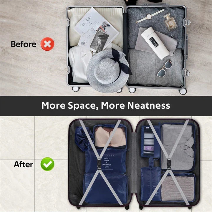Stylish and practical home storage bags in various solid colors, designed to neatly organize your closets, shelves, and living spaces.