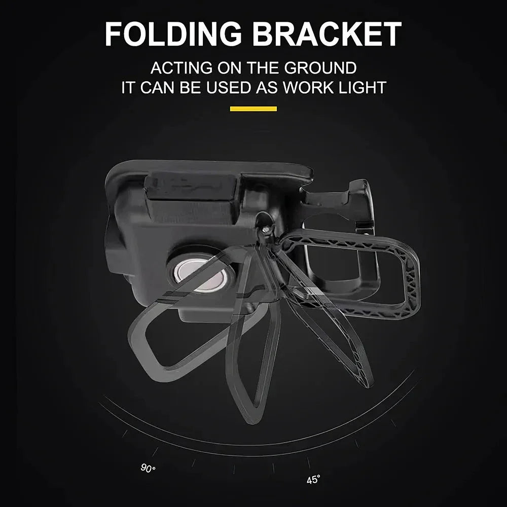 Compact and versatile USB rechargeable mini LED flashlight with multiple lighting modes and a multifunctional design for outdoor use