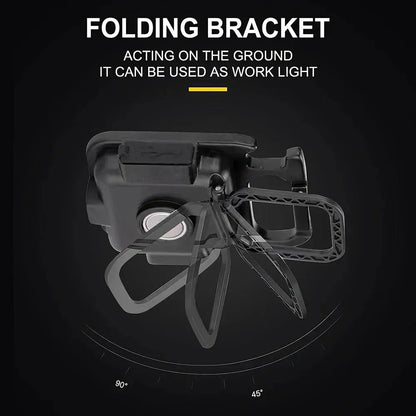 Compact and versatile USB rechargeable mini LED flashlight with multiple lighting modes and a multifunctional design for outdoor use