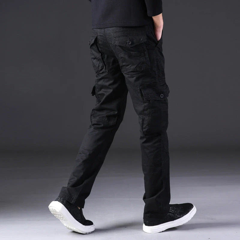 Trendha men's outdoor casual cotton trousers with multiple pockets in a variety of colors and sizes