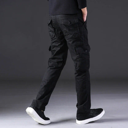 Trendha men's outdoor casual cotton trousers with multiple pockets in a variety of colors and sizes