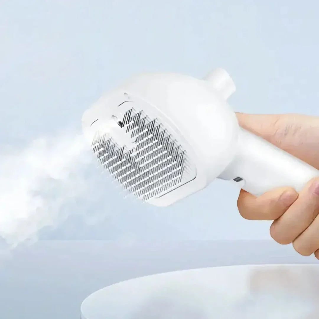Automatic Pet Hair Straightening Comb - Effortless grooming tool for detangling and straightening pet fur