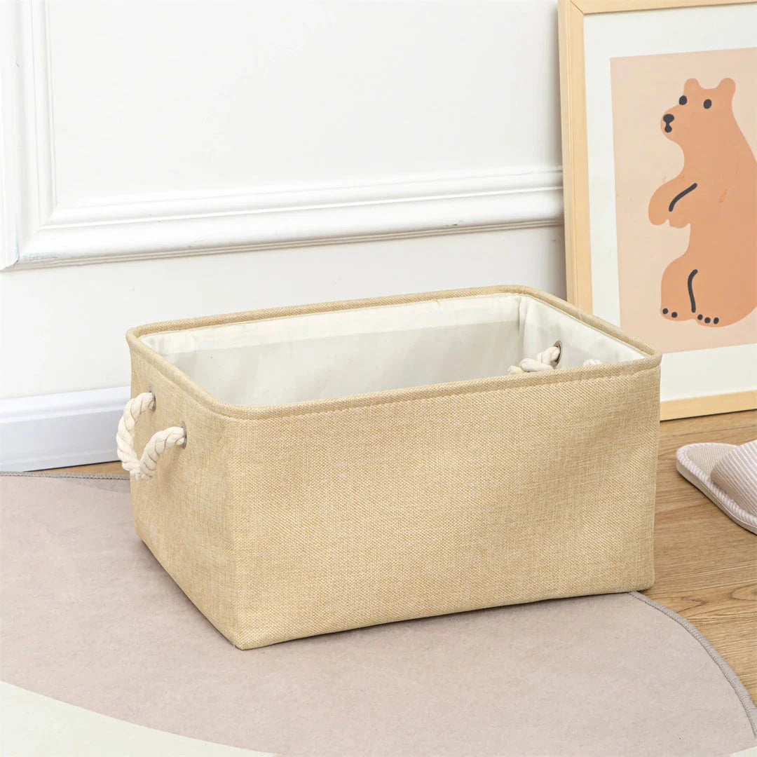 Eco-Friendly Waterproof Folding Laundry Storage Basket for Organized Home Storage