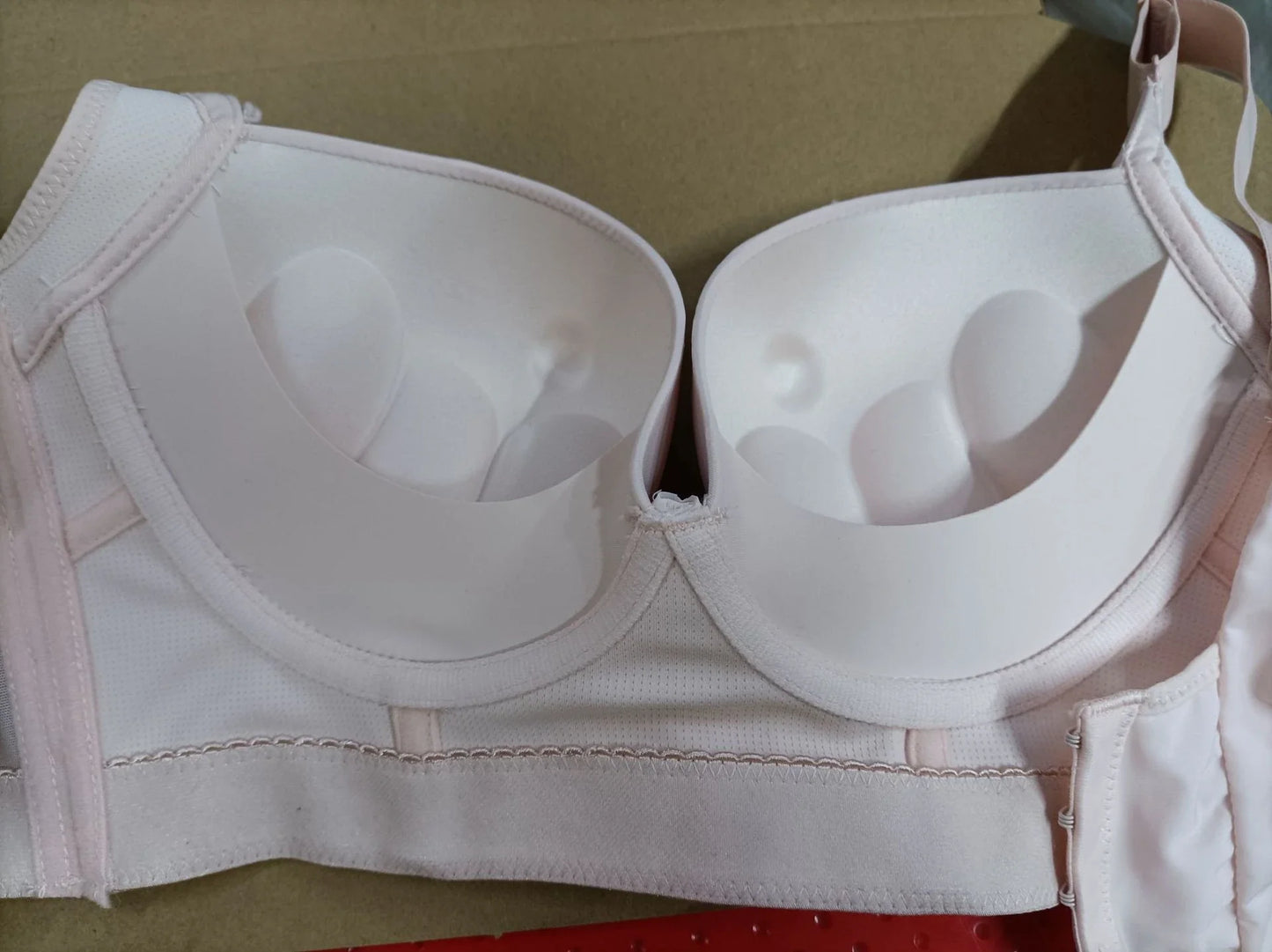 Premium plus size wireless bra for full busts with supportive cups, adjustable straps, and seamless design
