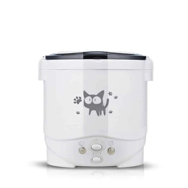 Versatile electric mini cooker with various color options for convenient home cooking and meal preparation