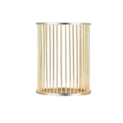 Rose Gold Plated Pen Holder for Desk or Vanity - Elegant, Durable, and Multi-Functional Organizer