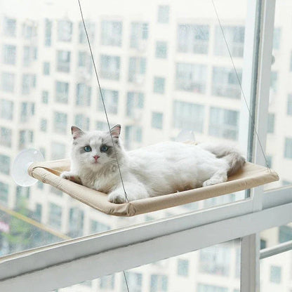Cozy cat hammock in various colors, including green, khaki, purple, blue, and more, with and without cushions