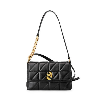 Trendha Premium Genuine Leather Crossbody Bag in White - Versatile, Durable, and Stylish Accessory for Modern Women