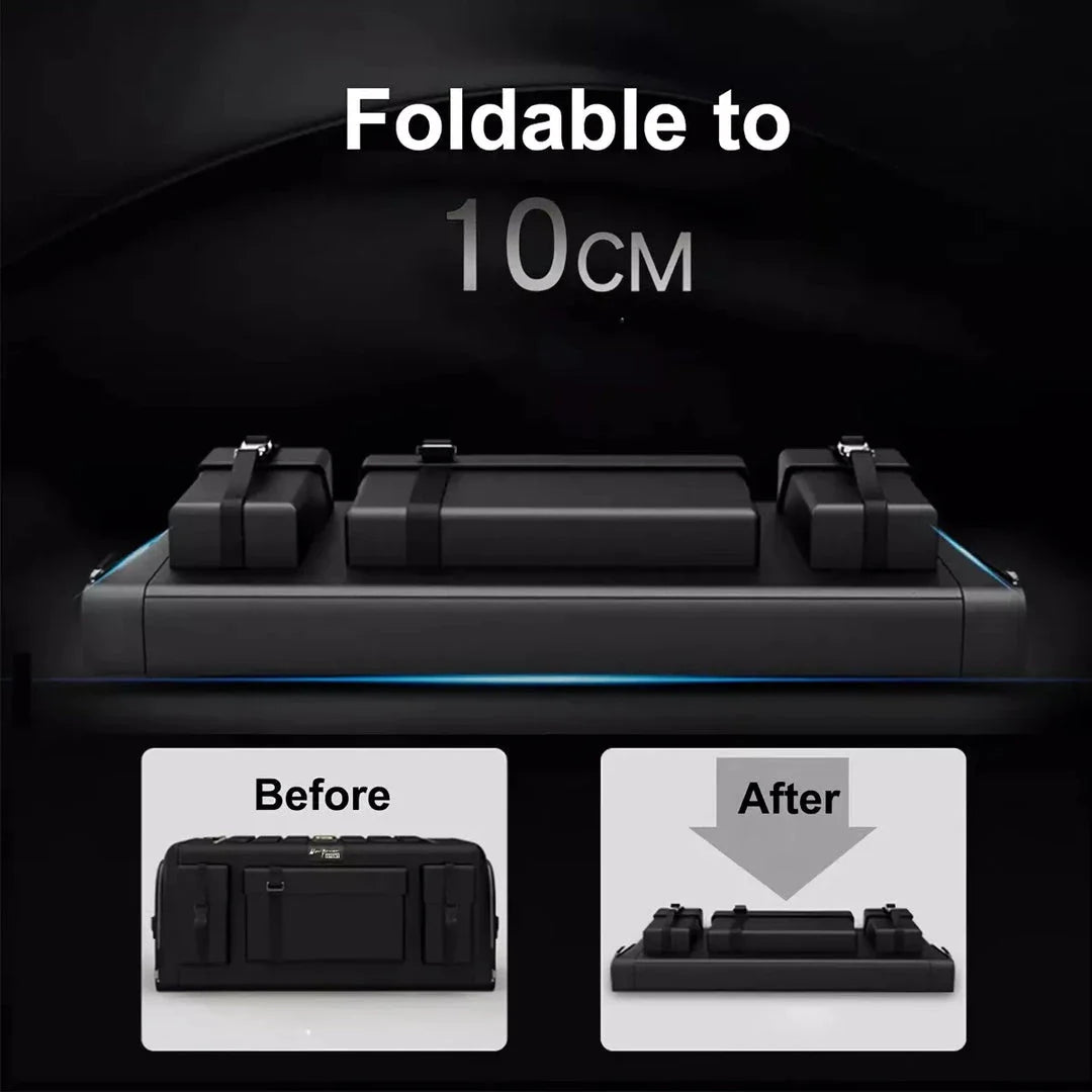 Premium Large Capacity Folding Car Trunk Organizer - Durable, Customizable, and Convenient Storage Solution for Your Vehicle