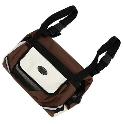 Deluxe Bike Pet Carrier - A stylish and secure way to transport your furry friend on bike rides and outdoor adventures