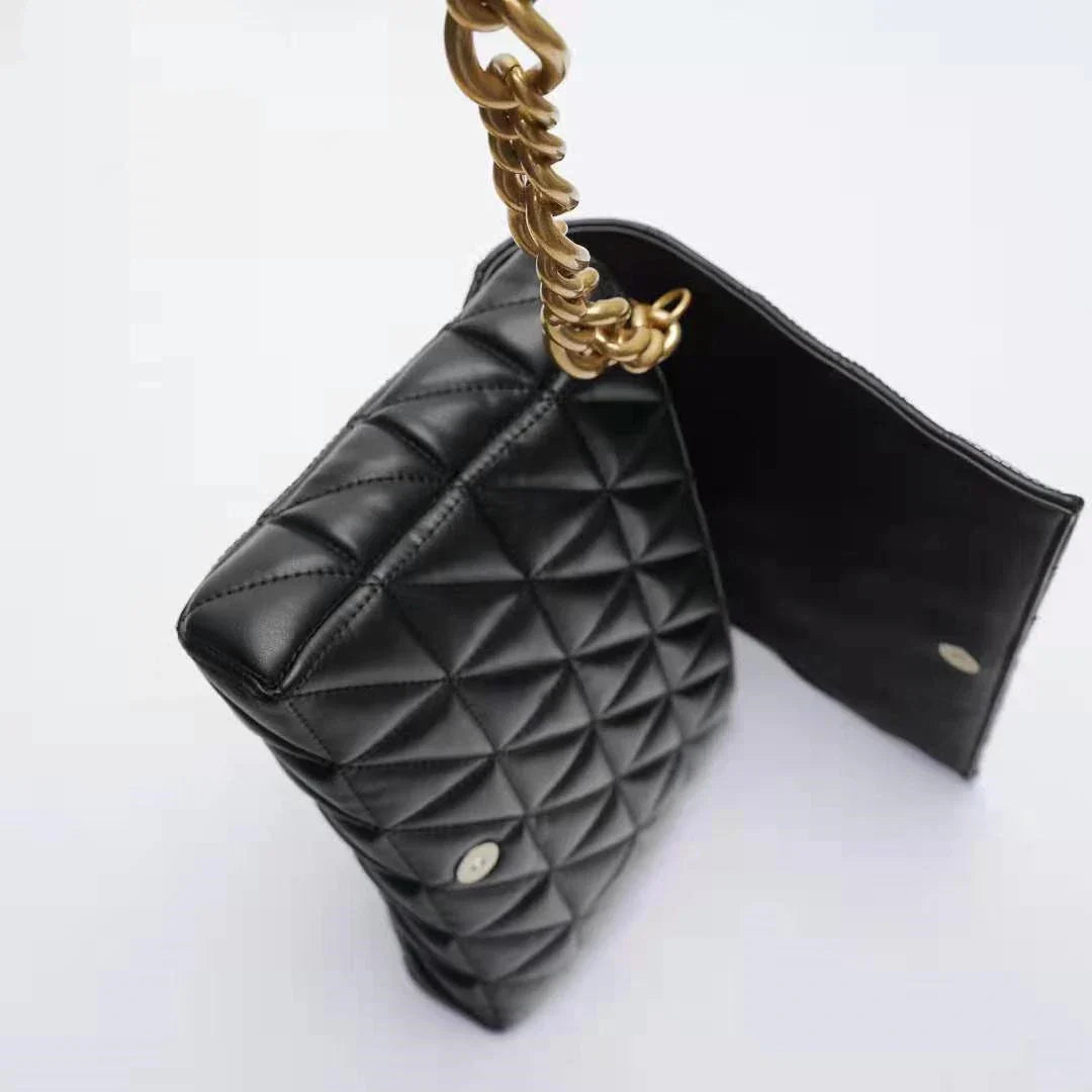 2020 Stylish Quilted Shoulder Wallet Bags for Women - Sophisticated Accessory with Sleek Design and Premium Materials