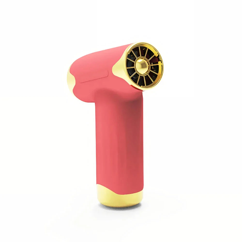 Cordless Travel Hair Dryer with 4 Customizable Airflow Settings, Rechargeable Battery, and Compact Design