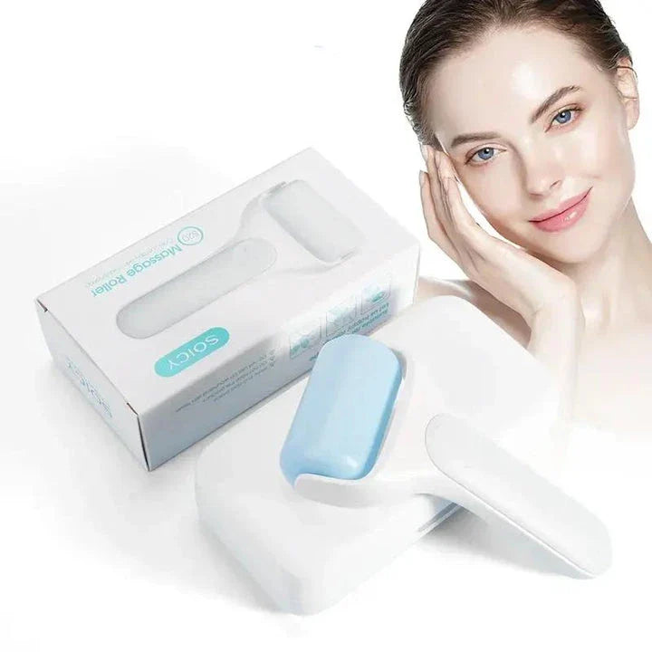 Beauty Revitalizing Ice Roller for cooling facial massage, skin rejuvenation, and pore minimizing