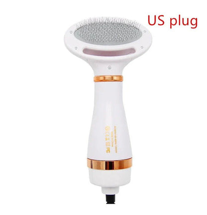 2-in-1 pet grooming brush with drying function, suitable for all dog and cat breeds