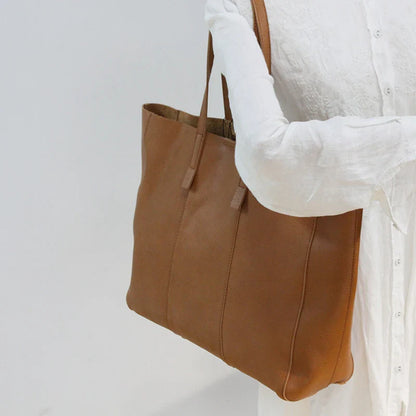 Premium leather handbag with multiple pockets and compartments for exceptional organization and style