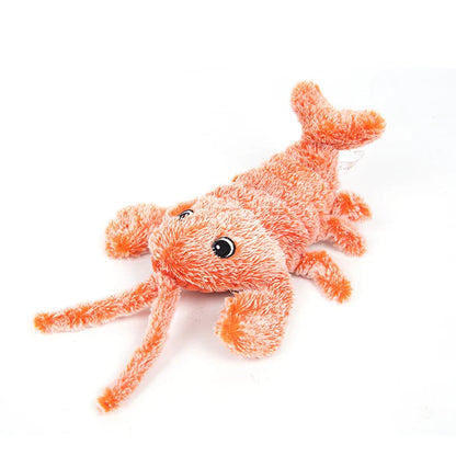 Electric Jumping Shrimp USB Charging Simulation Lobster Plush Toy - a soft, durable, and interactive toy that brings joy and wonder to your home