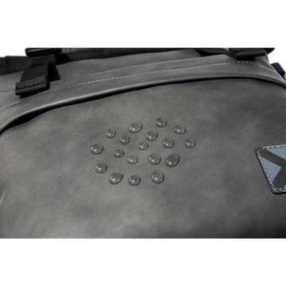 A large, high-quality PU leather backpack with a sleek, modern design and ample storage capacity