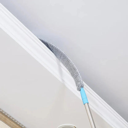 Premium Extendable Dusting Brush with Telescopic Design and Flexible Microfiber Head for Effortless Household Cleaning