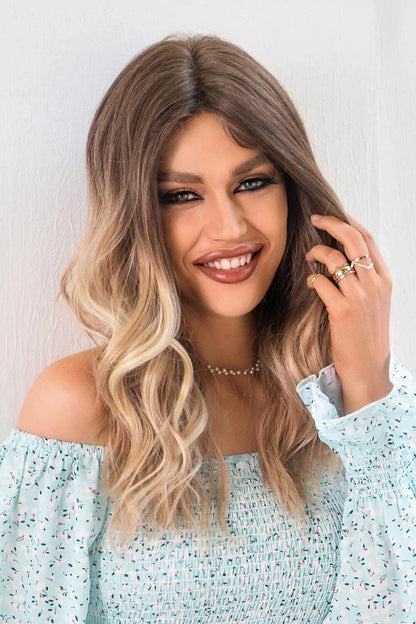Premium 24-inch long wave lace front wig with 150% density, featuring a natural-looking lace front and elegant waves for a head-turning look.