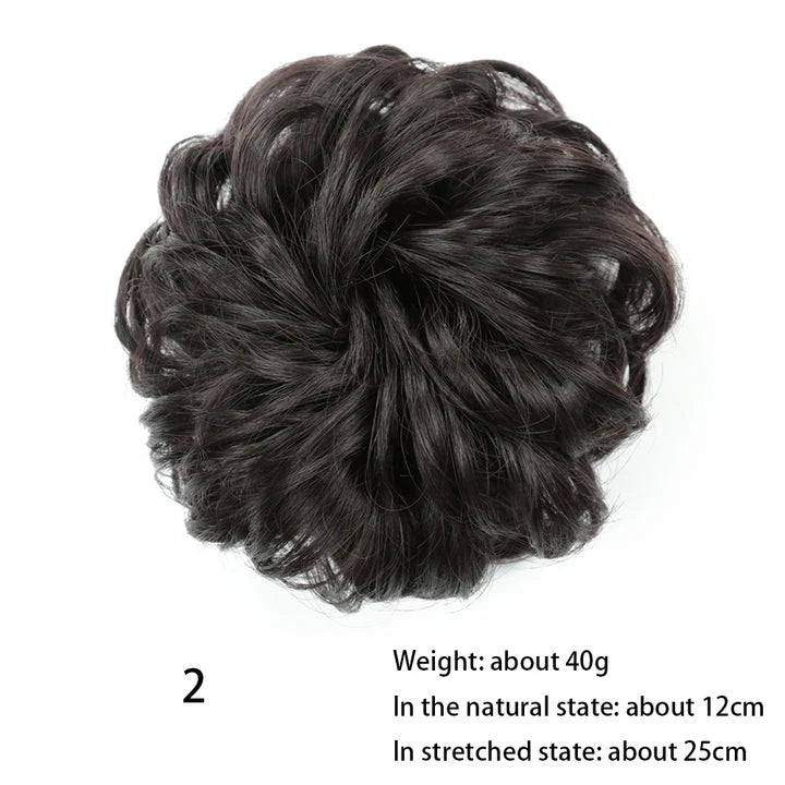 Messy Chignon Donut Hair Bun Pad - Effortless Elegance Hair Accessory for Stylish Buns