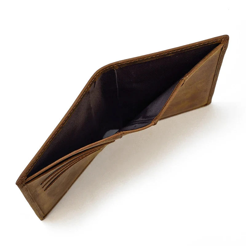 Premium Leather Passport Wallet with Multiple Compartments and Slots for Secure Organization