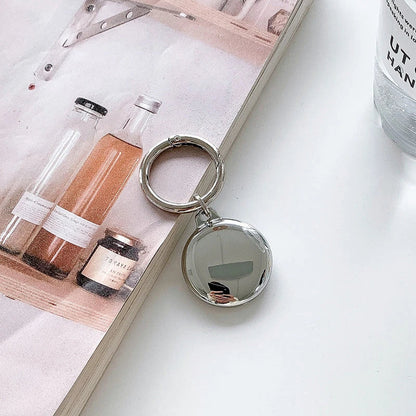 Stylish electroplated soft silicone TPU Airtag keychain cover in multiple colors for added protection and style