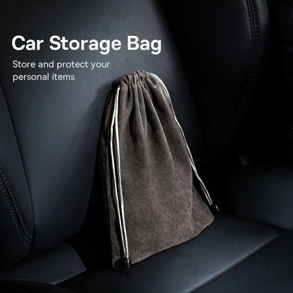 Portable Car Storage Bag for organizing phones, cables, and other car accessories