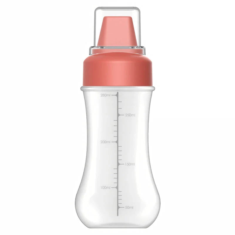 Premium 350 ml sauce squeeze bottle with 5-hole nozzle for even distribution of ketchup, mustard, oils, and other condiments