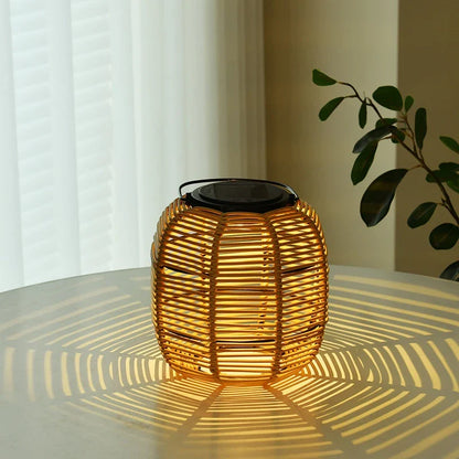 Trendha Portable Outdoor Solar Lantern with Elegant Hanging Design for Illuminating Courtyards, Gardens, and Parks