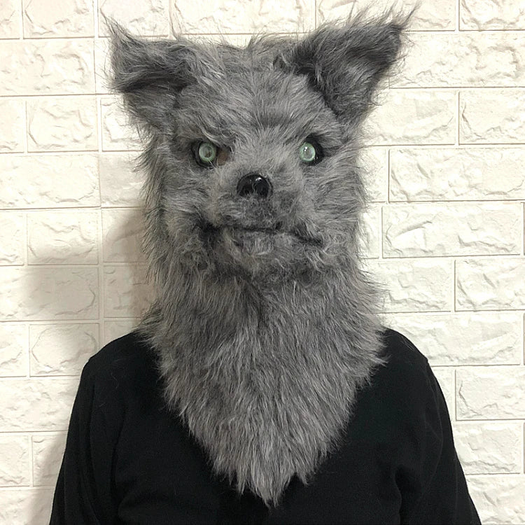 Whimsical cartoon-style headwear with realistic animal features, perfect for masquerades, Halloween, and stage performances