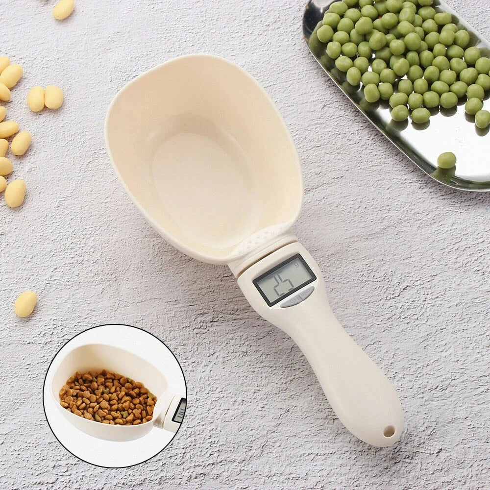 Precision Pet Food Measuring Scale with LED Display for Accurate Portion Control and Healthy Pet Feeding
