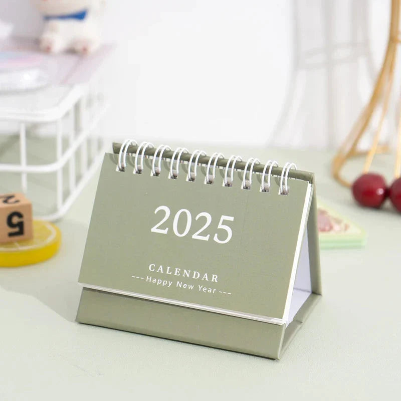 Charming desk calendar with kawaii design, perfect for organizing schedules and to-do lists