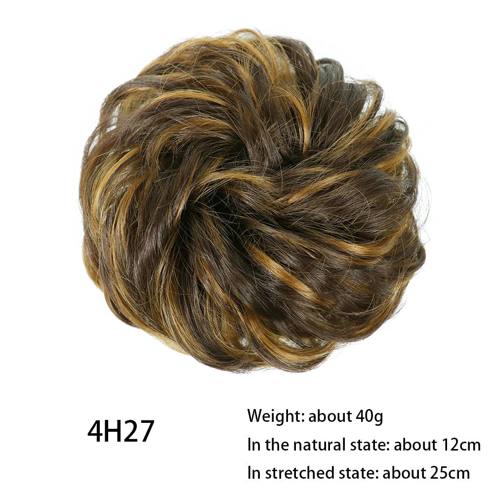Messy Chignon Donut Hair Bun Pad - Effortless Elegance Hair Accessory for Stylish Buns