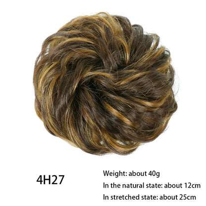 Messy Chignon Donut Hair Bun Pad - Effortless Elegance Hair Accessory for Stylish Buns