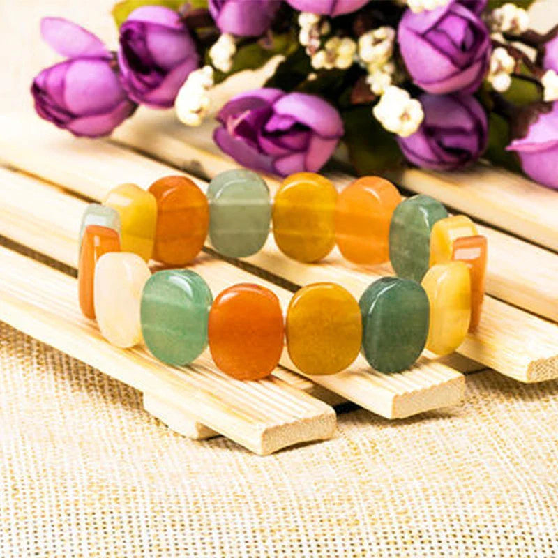 Hhomeenjoy US Exquisite Natural Tiger Eye Crystal Bracelet for Women