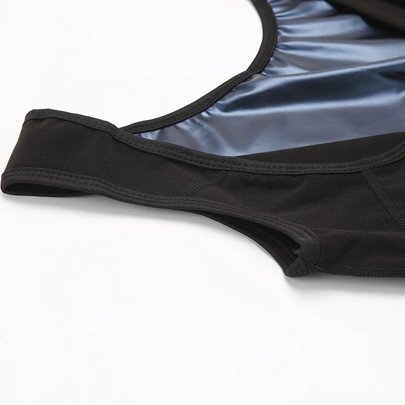 Premium neoprene sweat vest for slimming and body shaping, featuring lightweight, stretchy fabric and compression support