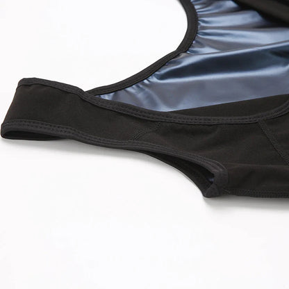 Premium neoprene sweat vest for slimming and body shaping, featuring lightweight, stretchy fabric and compression support